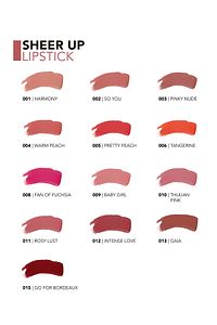 Nemlendirici Parlak Ruj- Sheer Up Lipstick - 009 Baby Girl - 8682536012072 ürün fotoğrafı