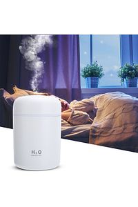 H2o 300 Ml Ulrasonik Hava Nemlendirici Ve Aroma Difüzörü Ev,Araba,Çocuk Odası 4507 ürün fotoğrafı