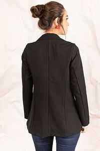 Kadın Siyah Tek Düğmeli Ceket ARM-20K001020 ürün fotoğrafı