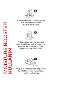 Saç Vitamini - Moisture Booster Hyaluronik Asit Ve Kolajen Içeriği Saç Bakım Yağı 30 Kapsül ürün fotoğrafı