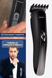 Enerjik 12 In 1 Sıfır Başlıklı Kablolu Kablosuz Hızlı Şarj Paslanmaz Çelik Standlı Erkek Bakım Seti ürün fotoğrafı