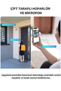 6mp Dahili Mikrofon Ve Hoparlör Iç Ortam Bebek Ofis Ev Ip Kamera Solar Güvenlik Kamerası ürün fotoğrafı