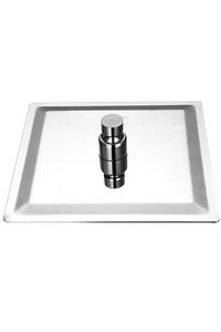 Tepe Duş Başlığı Kare Slim 304 Çelik Metal 20x20 Cm ürün fotoğrafı