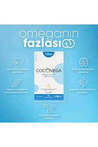 Cocomega, Omega3 ve MCT Oil İçeren Yumuşak Kapsül ürün fotoğrafı