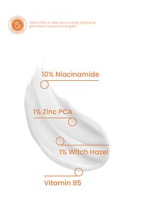 %10 Niacinamide Krem Maske 50ml – Durulanan Yüz Maskesi Gözenek Sıkılaştırıcı Karşıtı Vegan ürün fotoğrafı