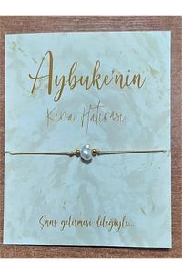 Kişiye Özel Isimli Şans Bilekliği Söz, Nişan, Kına, Nikah, Düğün Hediyesi 15 Adet ürün fotoğrafı