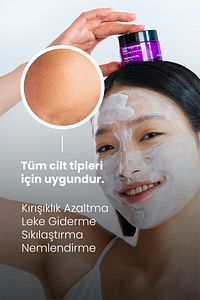 %0.3 Retinol Krem Maske 50ml - Durulanan Yüz Maskesi Canlandırıcı Kırışıklık Karşıtı Vegan ürün fotoğrafı