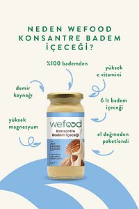 Konsantre Badem İçeceği (%100 Badem) 240 gr ürün fotoğrafı