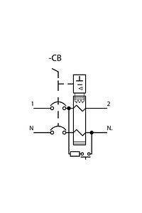 5sv4314-0 40a 30ma 230v (Faz+nötr) Kaçak Akım Koruma Rölesi ürün fotoğrafı
