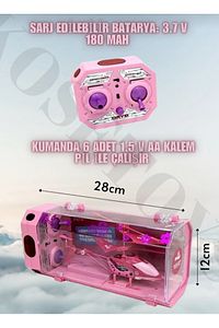 Oyuncak Helikopter Özel PVC kutulu RC Pembe Uzaktan kumandalı Oyuncak ürün fotoğrafı