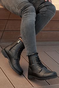 D460 Soğuk Geçirmez Kışlık Fermuarlı Unisex Bot Kauçuk Taban Sağlam Garantili Ürün ürün fotoğrafı