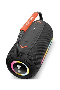 Beatbox Siyah Led Işıklı Dayanıklı Ses Bombası Usb Sd Aux Fm Radyo Bluetooth Hoparlör ürün fotoğrafı