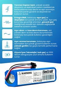 Xiaomi Mi Robot Vacuum Mop 2 Pro Plus 3d Global Versiyon Batarya (ORJİNAL KAPASİTE) 5200mah Pil ürün fotoğrafı