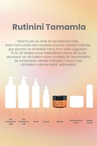%10 Niacinamide Krem Maske 50ml – Durulanan Yüz Maskesi Gözenek Sıkılaştırıcı Karşıtı Vegan ürün fotoğrafı