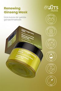 %10 Ginseng Krem Maske 50ml - Durulanan Yüz Maskesi Yenileyici Bariyer Güçlendirici Ve Onarıcı Vegan ürün fotoğrafı