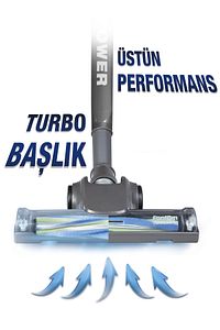 Pratic Aır Power P 1250 Antrasit Torbasız Dönebilen Turbo Başlıklı Dikey Süpürge . ürün fotoğrafı