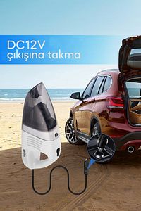 3460 Islak Kuru Araç Elektrikli Süpürge Çakmaklık Girişli ürün fotoğrafı