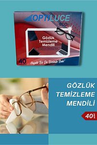 Gözlük Temizleme Mendili 40 Adet ürün fotoğrafı