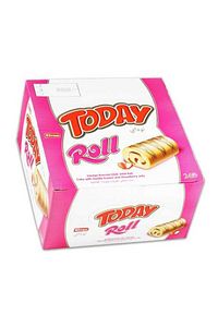 Today Swiss Roll Çilek Kremalı Kek 35 gr 24 Adet (1 KUTU) ürün fotoğrafı
