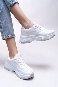Beyaz Kadın Sneaker 0012140 ürün fotoğrafı