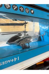 Kumandalı Helikopter 3.5 Kanal Full Fonksiyon Gyro Çelik Kasa (GÜMÜŞ) ürün fotoğrafı