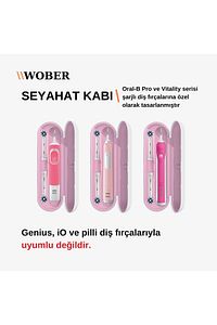 Şarjlı Diş Fırçası Için Seyahat Kabı, Sadece Oral B Pro1, Vitality Ve Starter Serisine Uyumlu ürün fotoğrafı