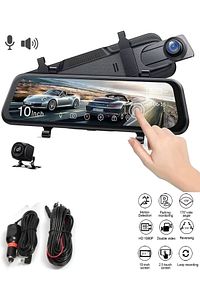 Mpıa Uyumlu Dikiz Aynası Araç Kamerası 10" Ekran Tam Ekran Full Hd 1080p Ekranlı Geri Görüş Kamerası ürün fotoğrafı