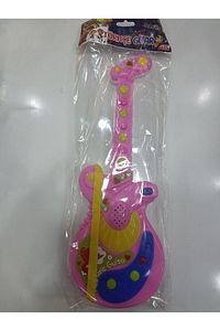Sesli Işılklı Gitar . Müzikli Gitar . 35 Cm Boyunda Şık Gösterişli Gitar Fma06153 ürün fotoğrafı