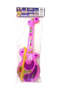 Sesli Işılklı Gitar . Müzikli Gitar . 35 Cm Boyunda Şık Gösterişli Gitar Fma06153 ürün fotoğrafı
