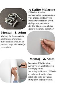 320Parça 12 Çeşit Vida Seti, Dübelli Sunta Vidası Seti,matkap Ucu Bits Uç Ve Takım Çantası ürün fotoğrafı