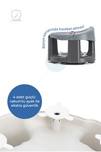 Önden Açılır Banyo&mama Oturağı Gri ürün fotoğrafı