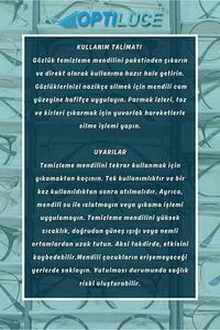 Gözlük Temizleme Mendili 40 Adet ürün fotoğrafı
