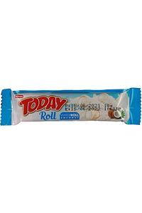 Today Roll Beyaz Kaplamalı Hindistan Cevizli Gofret 18 gr 24 Adet (1 Paket) ürün fotoğrafı