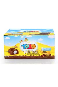 Toto Bear Kek Ballı Süt Kremalı Çikolatalı Kek 40 Gr. 24 Adet (1 KUTU) ürün fotoğrafı