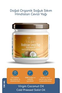 Hindistan Cevizi Yağı Soğuk Sıkım 190 ml ürün fotoğrafı