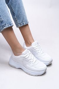 Beyaz Kadın Sneaker 0012140 ürün fotoğrafı