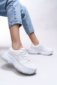 Beyaz Kadın Sneaker 0012140 ürün fotoğrafı
