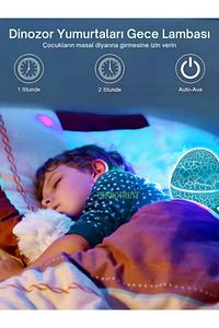 Dinozor Ambiyans Galaxy Projektör Projeksiyon Gece Lambası Bluetooth Hoparlör Çocuk Odası Yetişkin ürün fotoğrafı