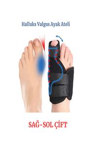 1 Çift Ayak Baş Parmak Kemik Çıkıntısı Için Aparat Ayak Parmağı Bunyonu Ayak Ateli Halluks Valgus ürün fotoğrafı
