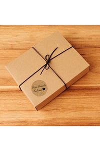 Kuşe Sticker Güzel Günlerde Kullanın- Kraft Görünümlü ürün fotoğrafı