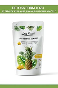Bromelain Ananas Içeren Detoks Form Çayı Tozu 1 Aylık Kullanım ürün fotoğrafı