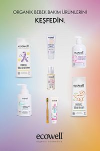 Organik Bebek Ve Çocuk Şampuanı, Saç Ve Vücut, Vegan Sertifikalı, Parabensiz, Konak Önleyici, 300 ml ürün fotoğrafı