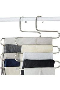 1 Adet Metal Pantolon Eşarp Askısı 5 Katlı ürün fotoğrafı