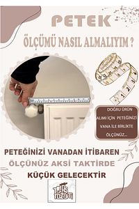 Talastozum Petek Üstü Beyaz Raf Dresuar 80cm (60-70 CM PETEK İÇİNDİR) ürün fotoğrafı