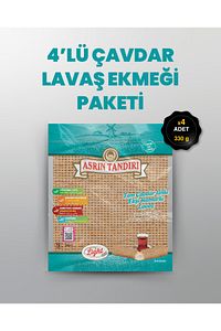 40 Adet Lavaş 4 Paket Ekşi Mayalı Çavdar Lavaş Ekmeği (DİYABETİK EKMEK) (1PKT 350 GR) 4x350 Gr. ürün fotoğrafı
