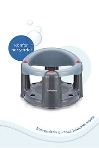 Önden Açılır Banyo&mama Oturağı Gri ürün fotoğrafı