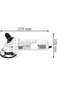 Professional Gws 750-115 Mm Avuç Taşlama Makinesi - 0601394000 ürün fotoğrafı