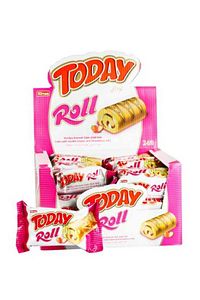 Today Swiss Roll Çilek Kremalı Kek 35 gr 24 Adet (1 KUTU) ürün fotoğrafı