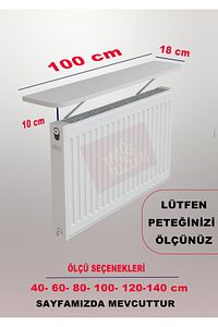 Beyaz Petek Üstü Uçan Raf Dresuar 100x18 cm ürün fotoğrafı