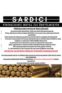 Mutfak Bataryası Kare Ağır Gövde 5 Yıl Garantili Çift Su Girişlidir ürün fotoğrafı
